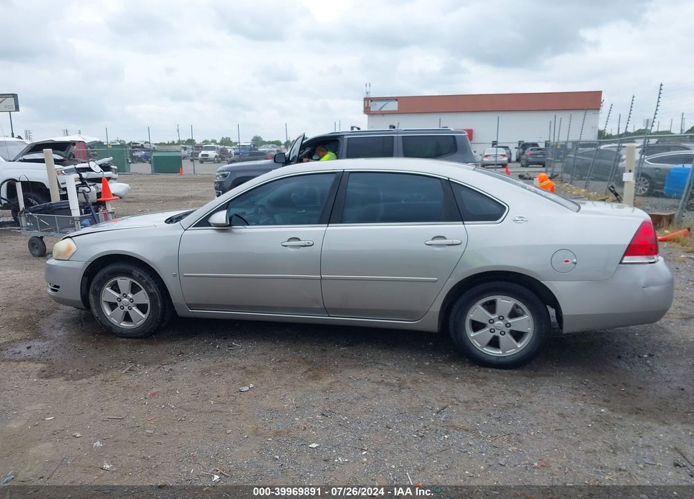 2007 CHEVROLET IMPALA LT VIN: 2G1WT58K179280167