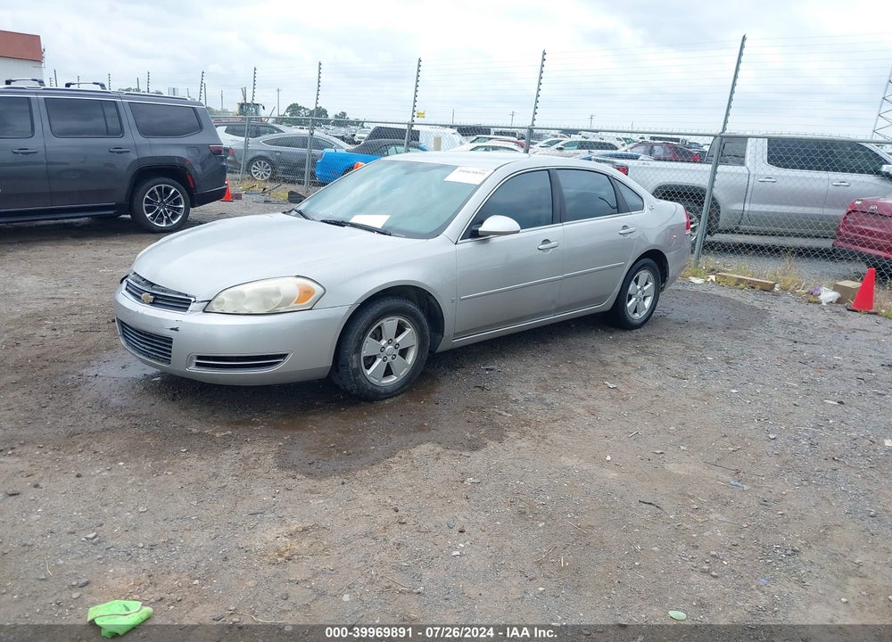2007 CHEVROLET IMPALA LT VIN: 2G1WT58K179280167