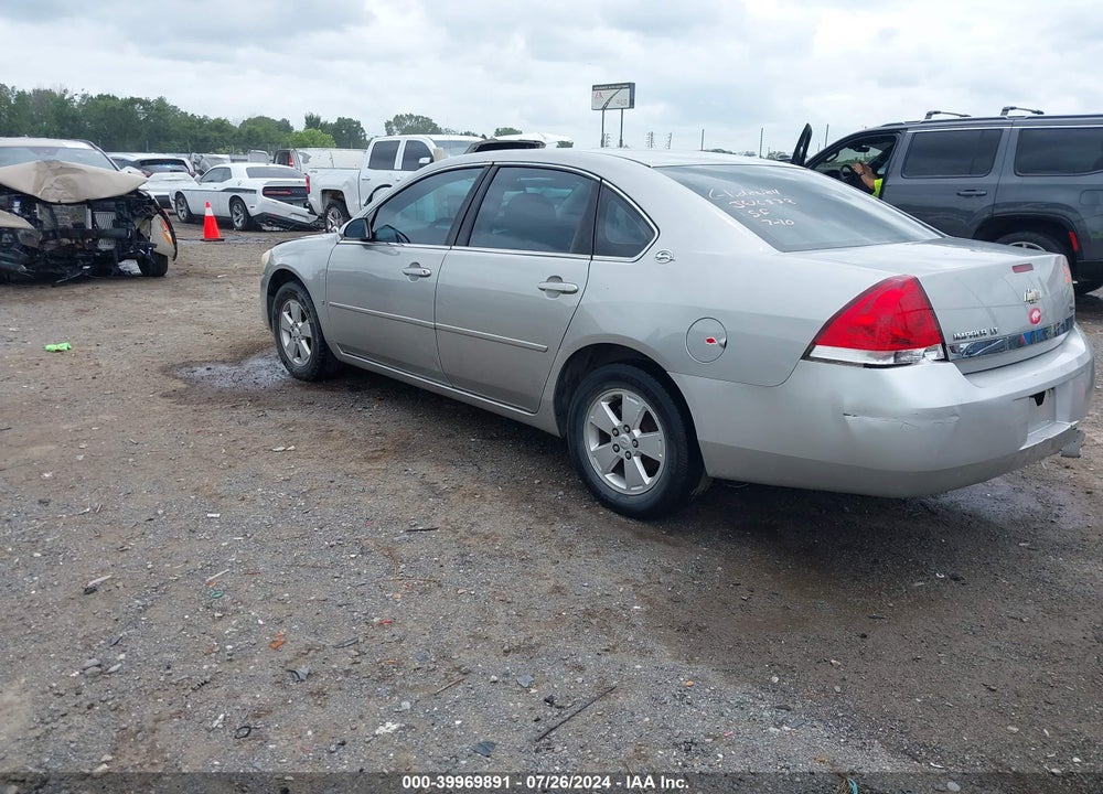2007 CHEVROLET IMPALA LT VIN: 2G1WT58K179280167