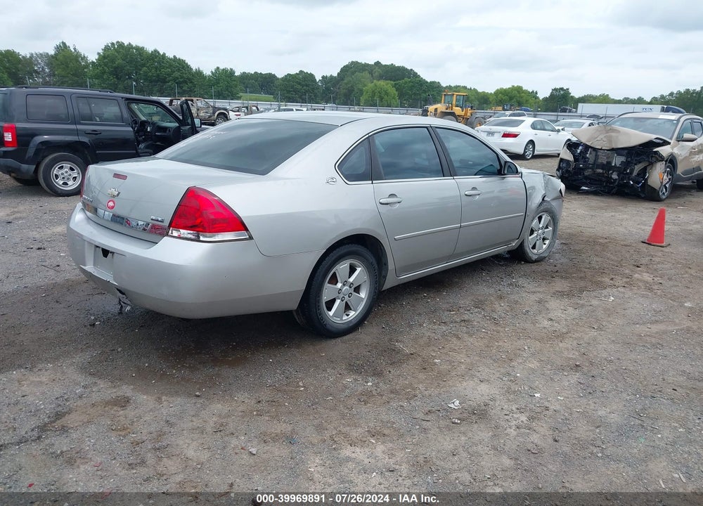 2007 CHEVROLET IMPALA LT VIN: 2G1WT58K179280167
