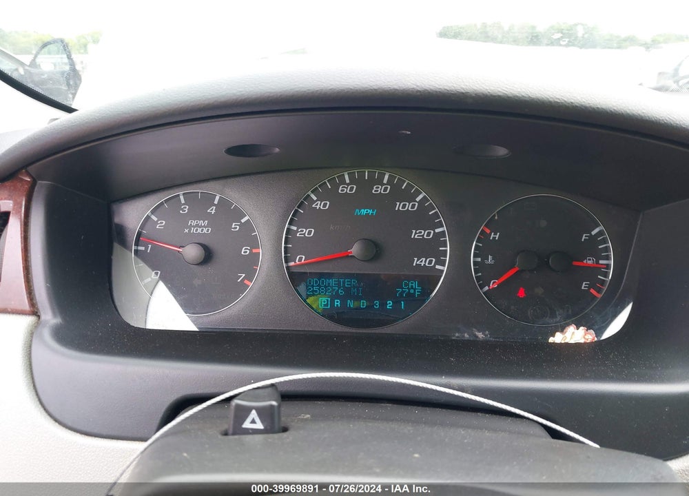 2007 CHEVROLET IMPALA LT VIN: 2G1WT58K179280167