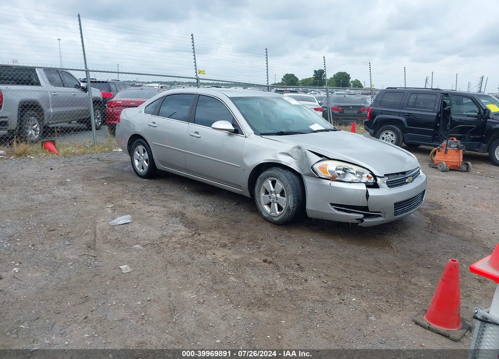 2007 CHEVROLET IMPALA LT VIN: 2G1WT58K179280167