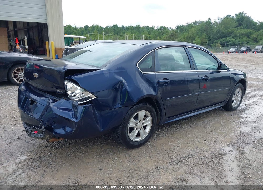 2012 CHEVROLET IMPALA LS VIN: 2G1WF5E36C1231611