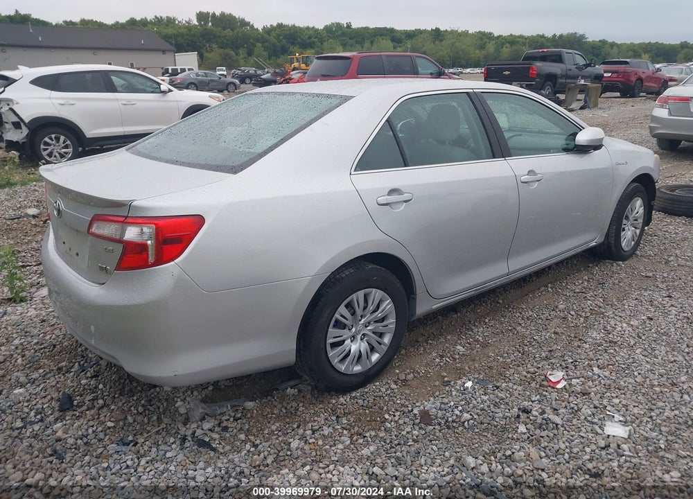 2012 TOYOTA CAMRY HYBRID LE VIN: 4T1BD1FK0CU038333