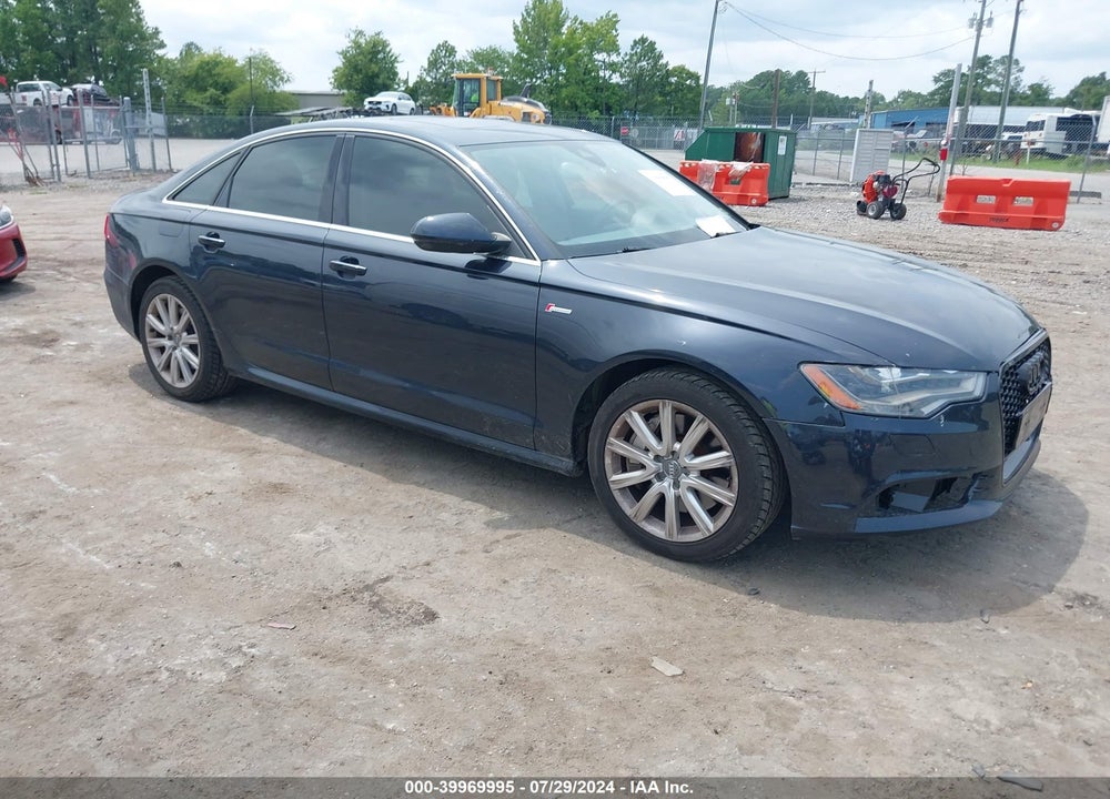 2014 AUDI A6 3.0T PREMIUM PLUS VIN: WAUHGAFC3EN017453
