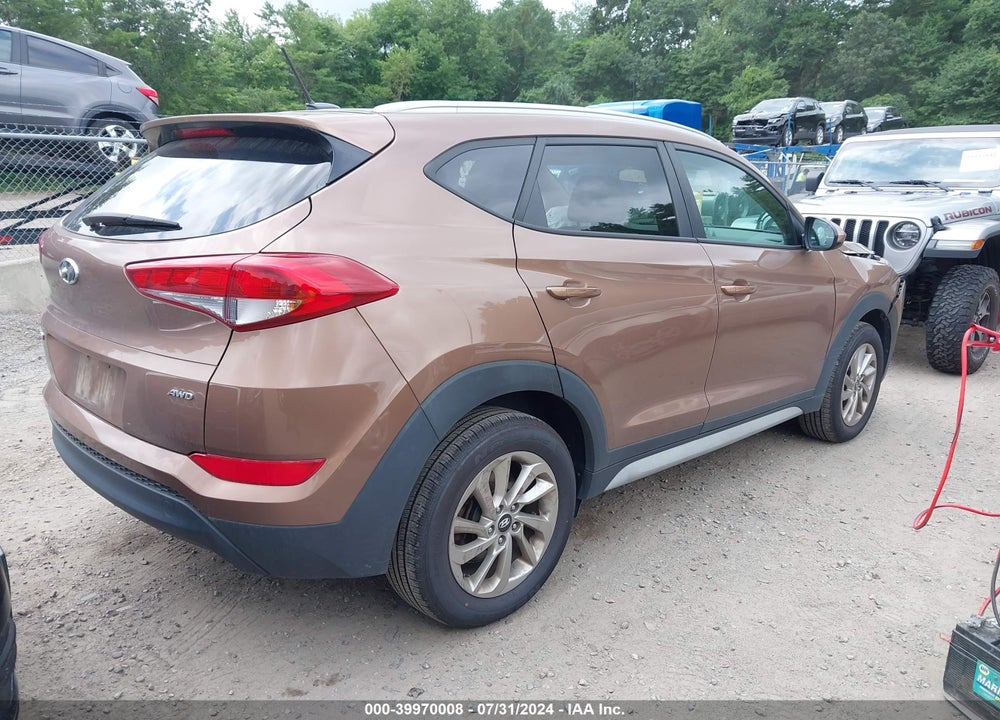 2017 HYUNDAI TUCSON SE VIN: KM8J3CA48HU411175