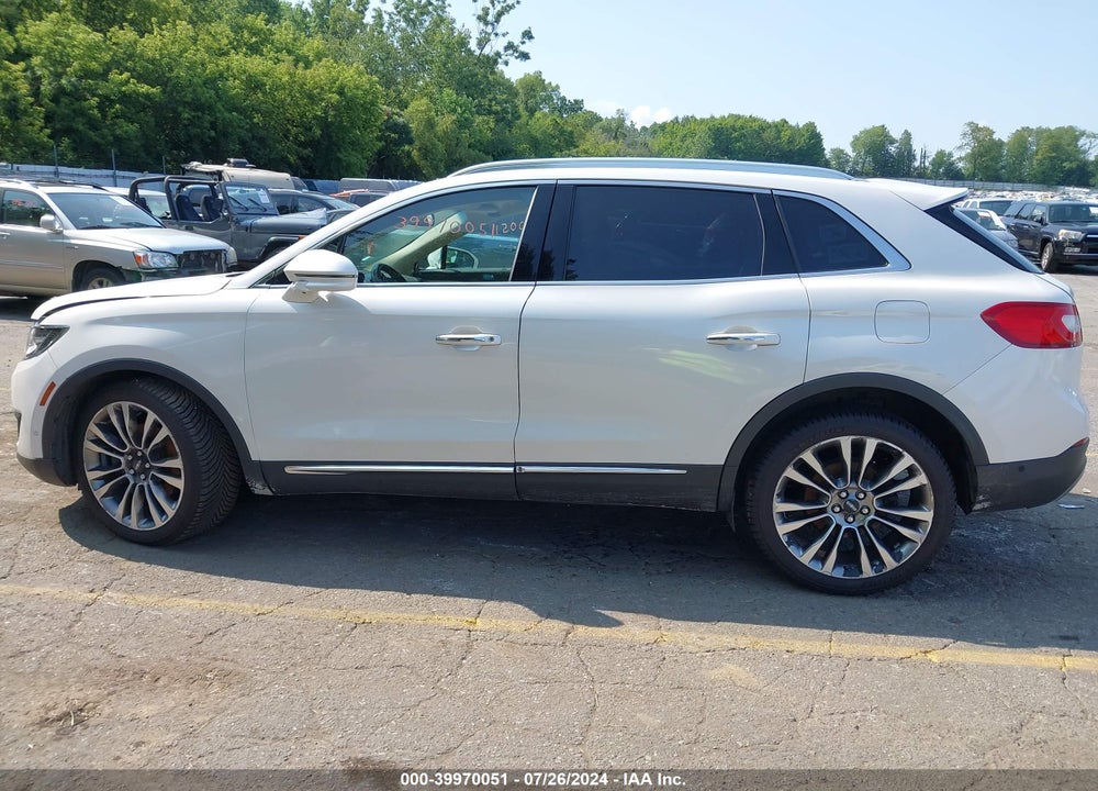 2016 LINCOLN MKX RESERVE VIN: 2LMTJ8LP7GBL22306