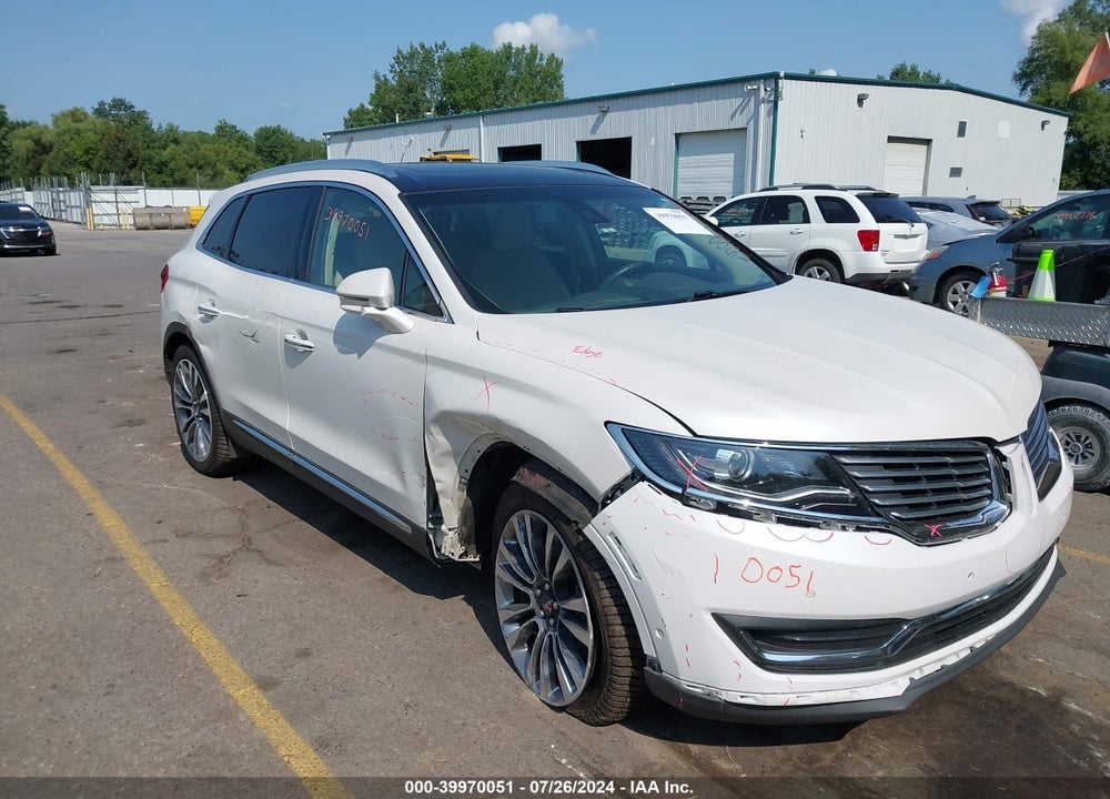 2016 LINCOLN MKX RESERVE VIN: 2LMTJ8LP7GBL22306
