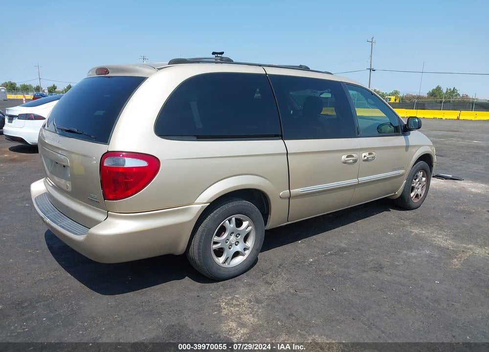 2001 DODGE GRAND CARAVAN ES VIN: 2B8GT54L11R140875
