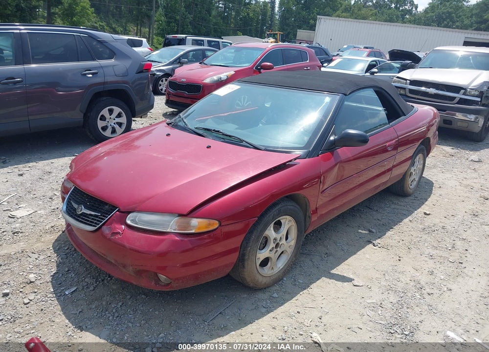 2000 CHRYSLER SEBRING JXI VIN: 3C3EL55H2YT315216