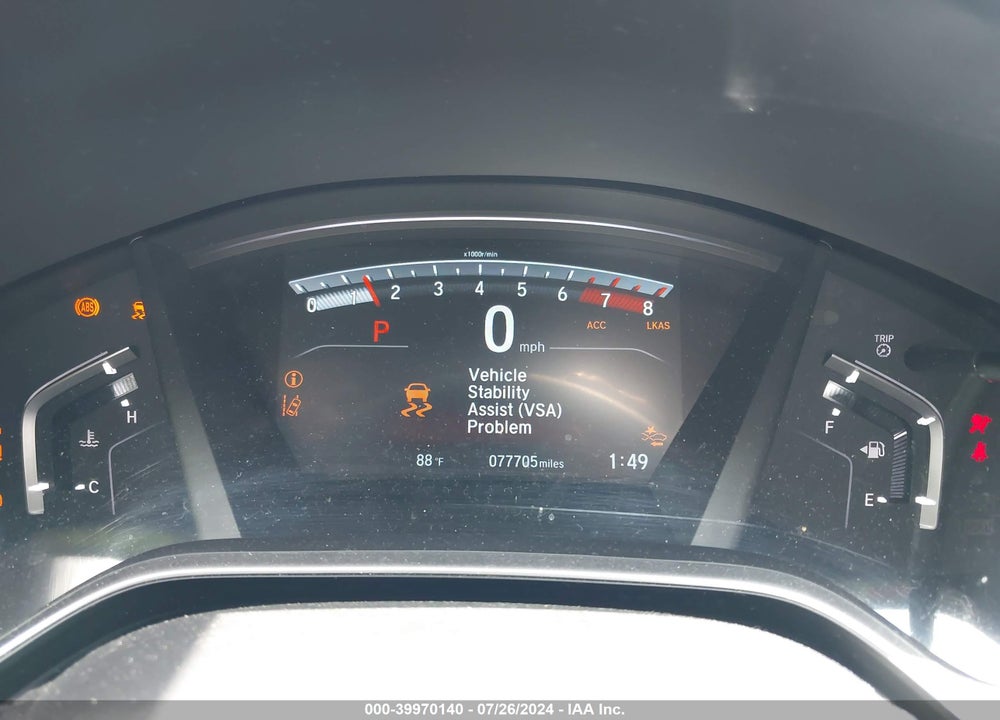 2017 HONDA CR-V EX VIN: 2HKRW2H53HH662218