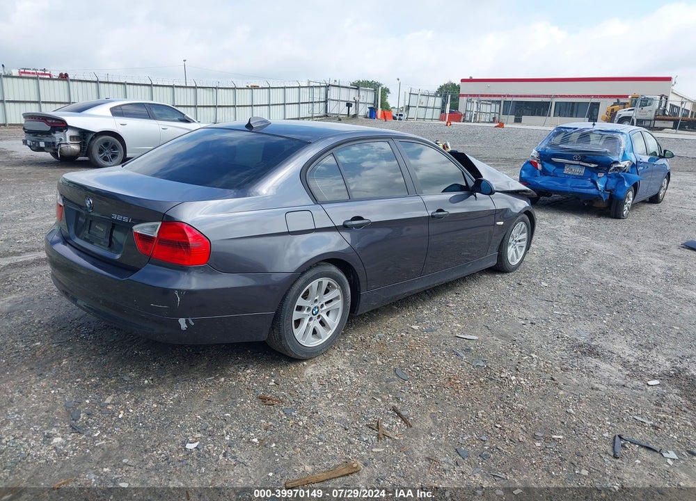 2006 BMW 325I VIN: WBAVB13586KR63879