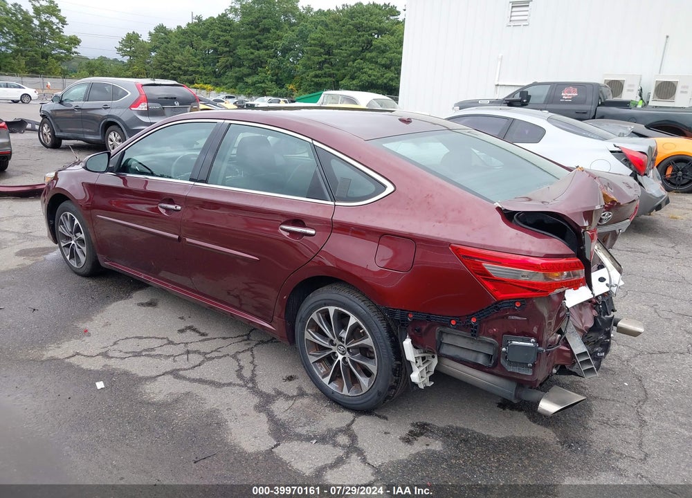 2017 TOYOTA AVALON XLE PREMIUM VIN: 4T1BK1EB3HU256653