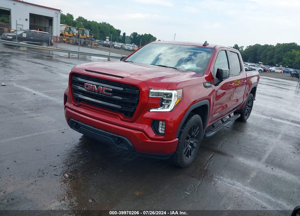 2021 GMC SIERRA 1500 4WD SHORT BOX ELEVATION VIN: 3GTU9CEDXMG175913