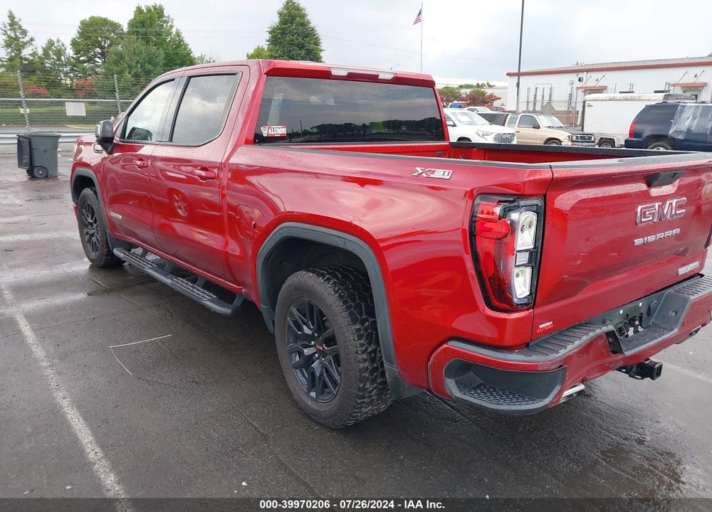 2021 GMC SIERRA 1500 4WD SHORT BOX ELEVATION VIN: 3GTU9CEDXMG175913