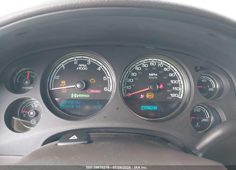 2012 GMC YUKON HYBRID DENALI VIN: 1GKS2GEJ6CR180635