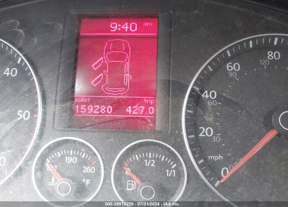 2009 VOLKSWAGEN JETTA 2.0L TDI VIN: 3VWTL71K59M344170