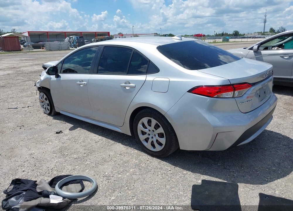 2021 TOYOTA COROLLA LE VIN: JTDEPMAE7MJ135382