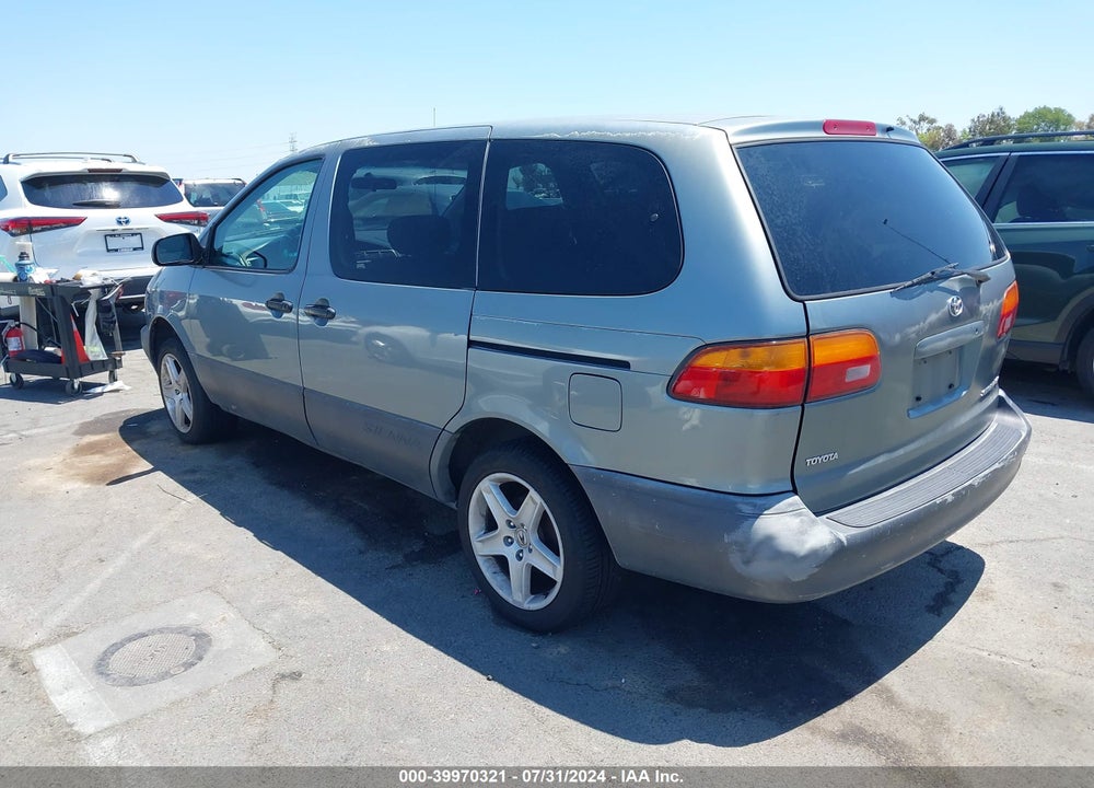 2000 TOYOTA SIENNA CE VIN: 4T3ZF19C4YU231371