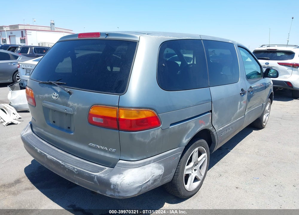 2000 TOYOTA SIENNA CE VIN: 4T3ZF19C4YU231371