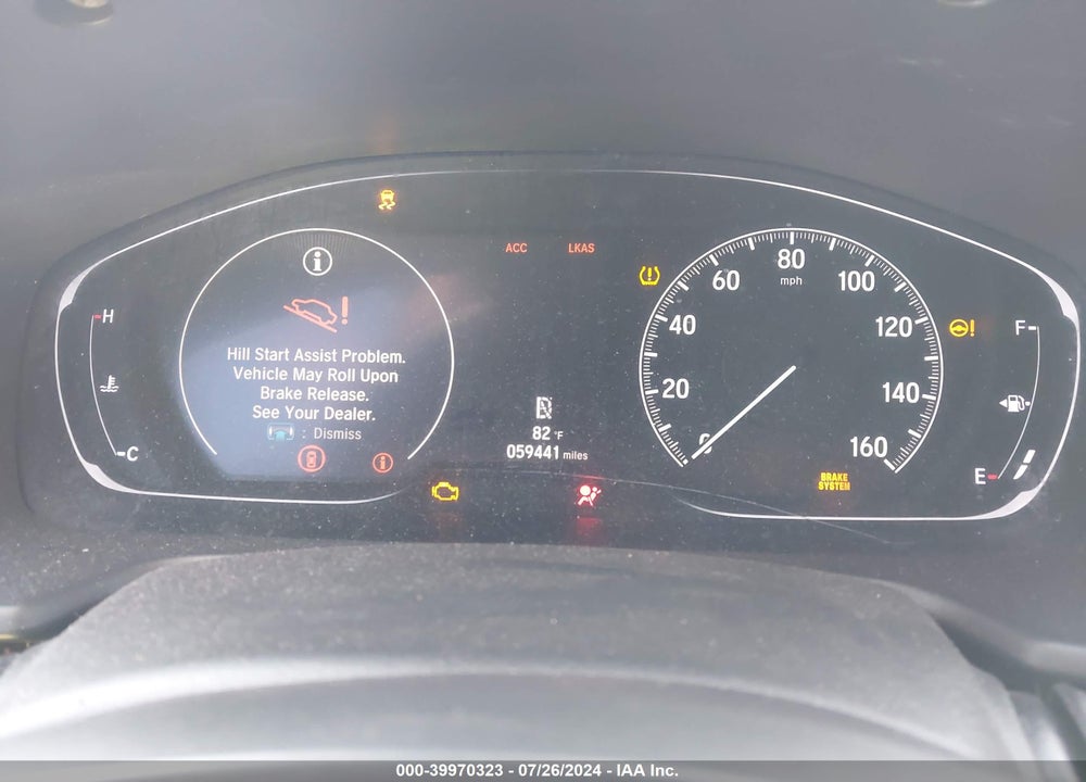 2019 HONDA ACCORD EX VIN: 1HGCV1F45KA078559