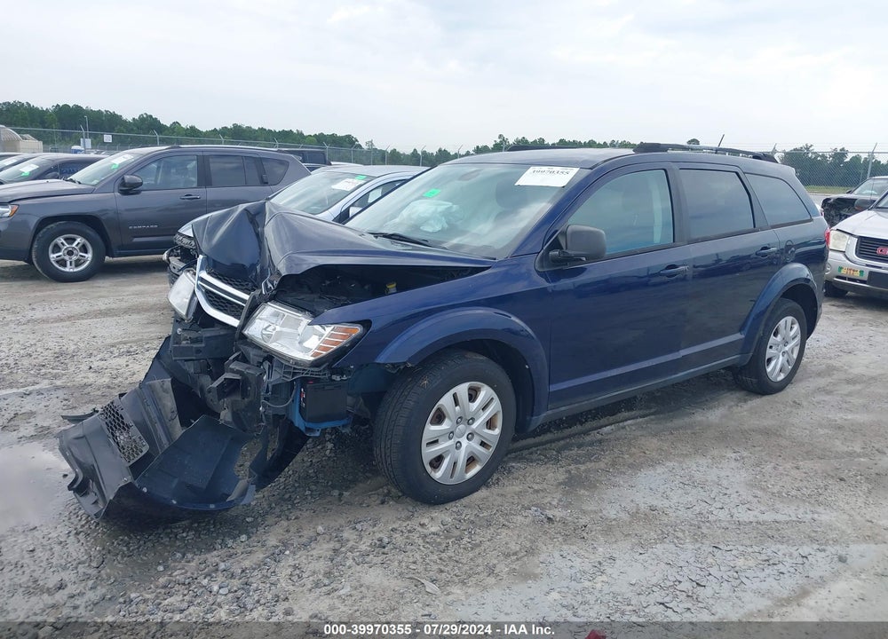 2018 DODGE JOURNEY SE VIN: 3C4PDCAB8JT382030