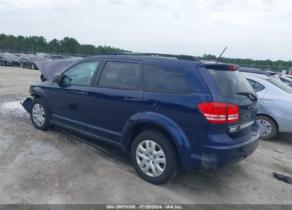 2018 DODGE JOURNEY SE VIN: 3C4PDCAB8JT382030