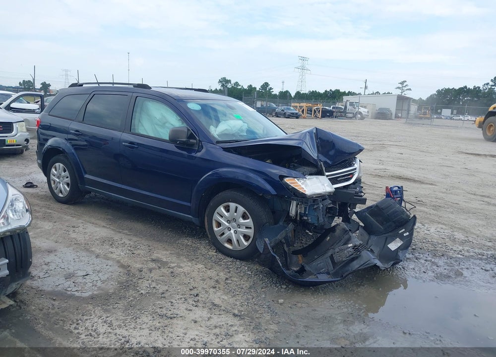 2018 DODGE JOURNEY SE VIN: 3C4PDCAB8JT382030