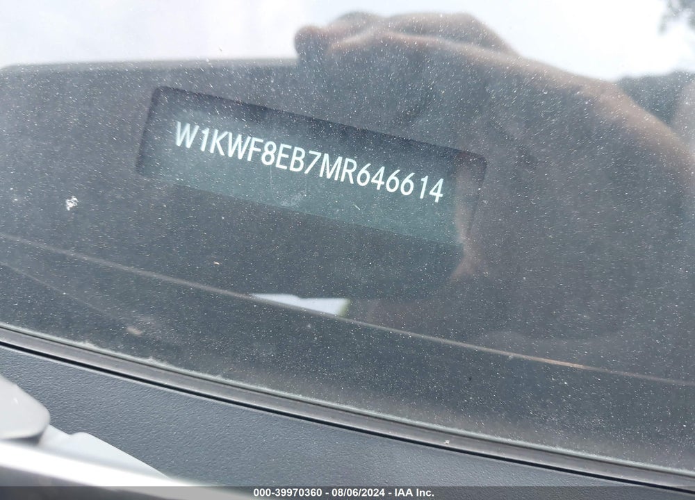 2021 MERCEDES-BENZ C 300 4MATIC VIN: W1KWF8EB7MR646614