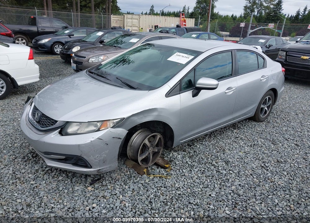 2015 HONDA CIVIC SE VIN: 19XFB2F77FE240554