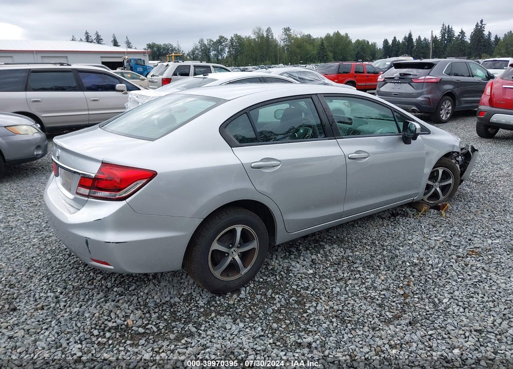 2015 HONDA CIVIC SE VIN: 19XFB2F77FE240554