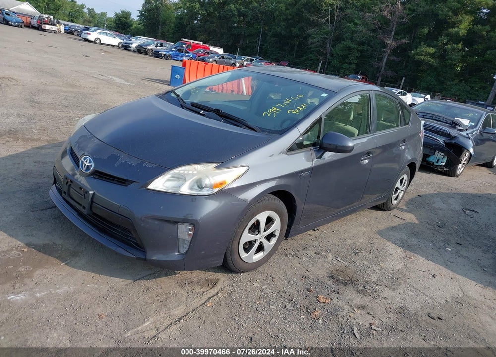 2012 TOYOTA PRIUS THREE VIN: JTDKN3DU3C1554012