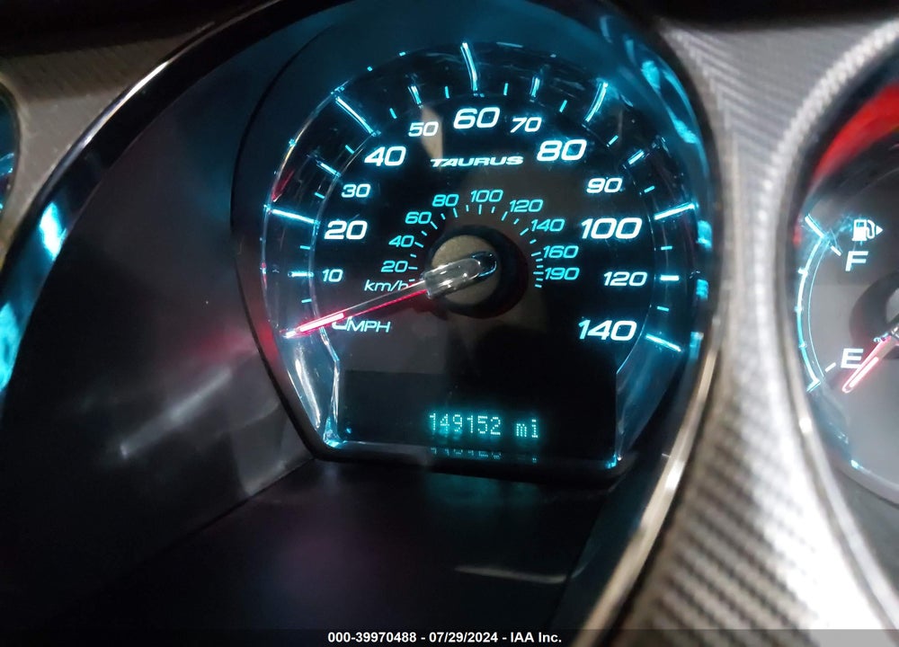 2010 FORD TAURUS SHO VIN: 1FAHP2KT5AG107013