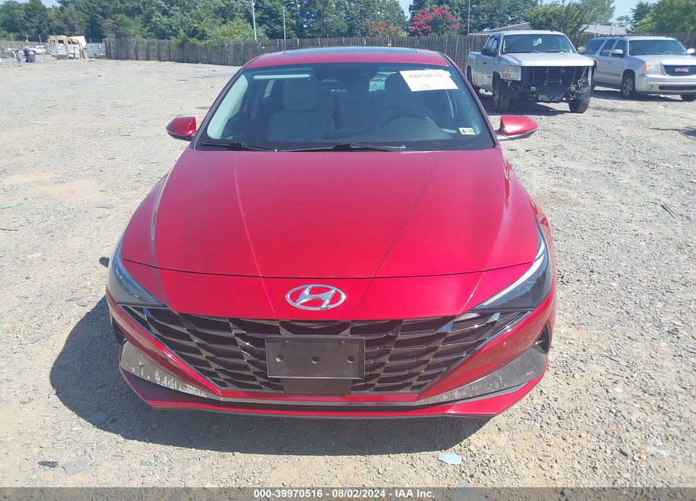2021 HYUNDAI ELANTRA LIMITED VIN: KMHLP4AG0MU139230