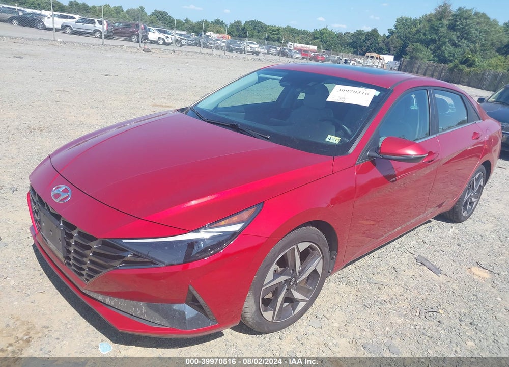 2021 HYUNDAI ELANTRA LIMITED VIN: KMHLP4AG0MU139230