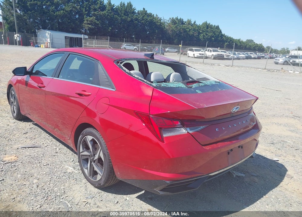 2021 HYUNDAI ELANTRA LIMITED VIN: KMHLP4AG0MU139230