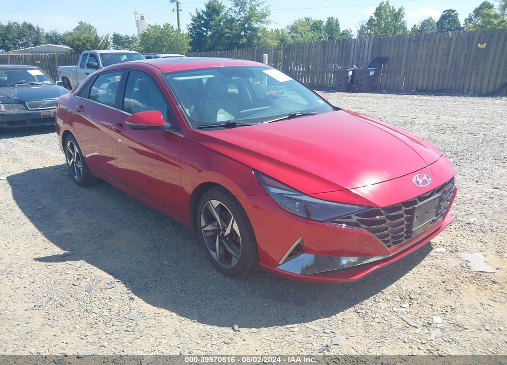 2021 HYUNDAI ELANTRA LIMITED VIN: KMHLP4AG0MU139230