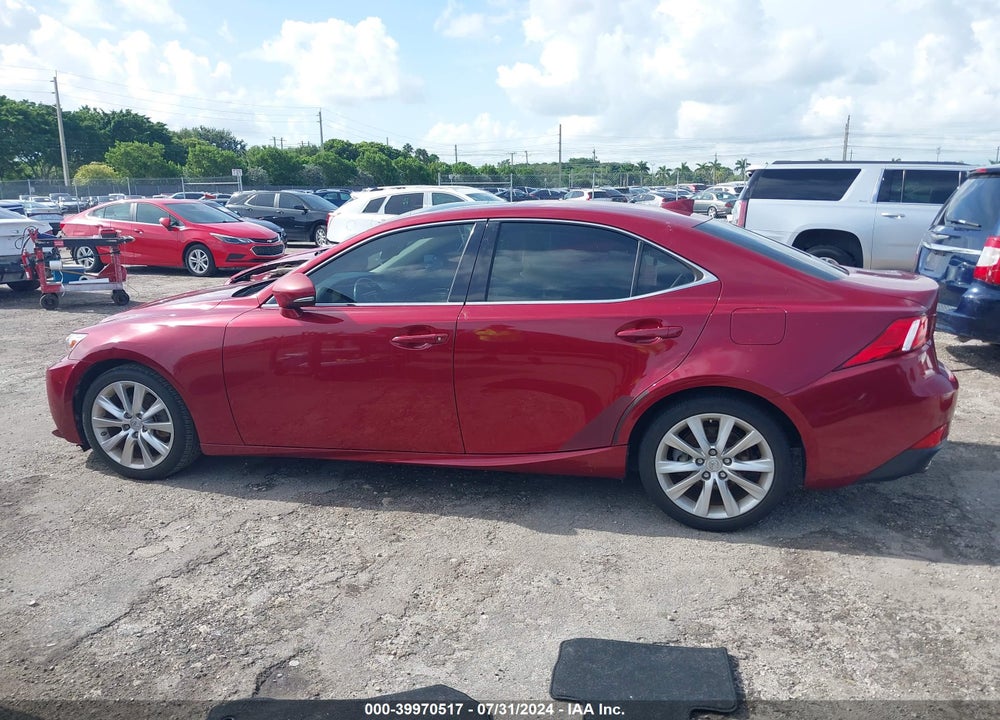 2015 LEXUS IS 250 CRAFTED LINE VIN: JTHBF1D27F5074437