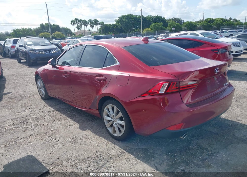 2015 LEXUS IS 250 CRAFTED LINE VIN: JTHBF1D27F5074437