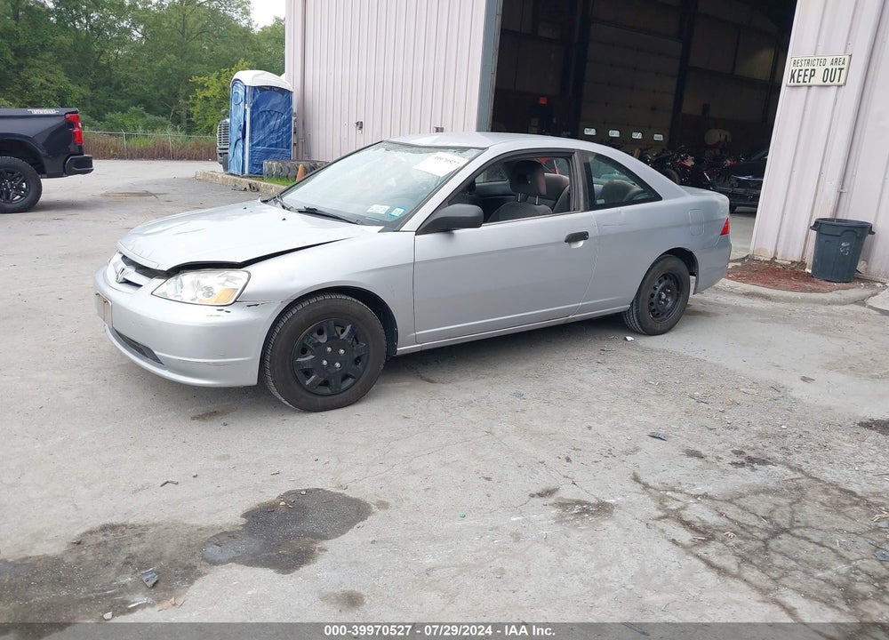 2002 HONDA CIVIC DX VIN: 1HGEM22262L025654