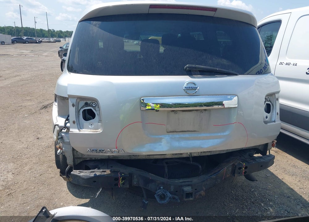 2017 NISSAN ARMADA SV VIN: JN8AY2NC3H9506543