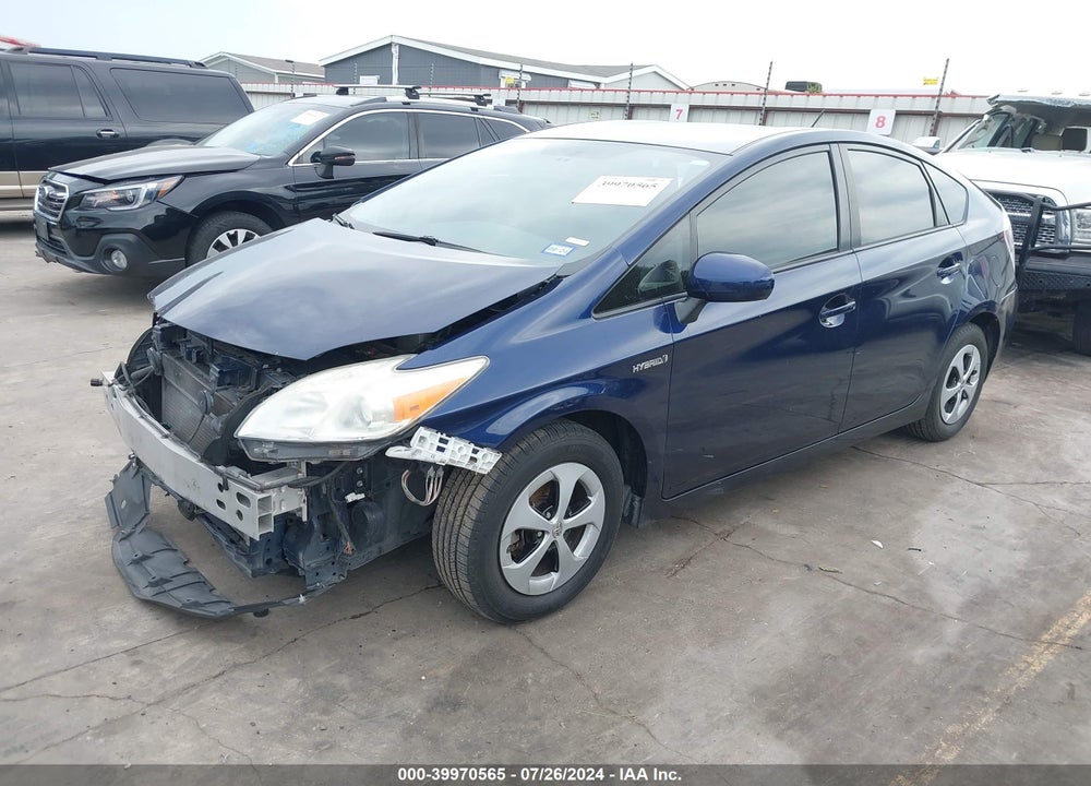 2013 TOYOTA PRIUS TWO VIN: JTDKN3DUXD1698545