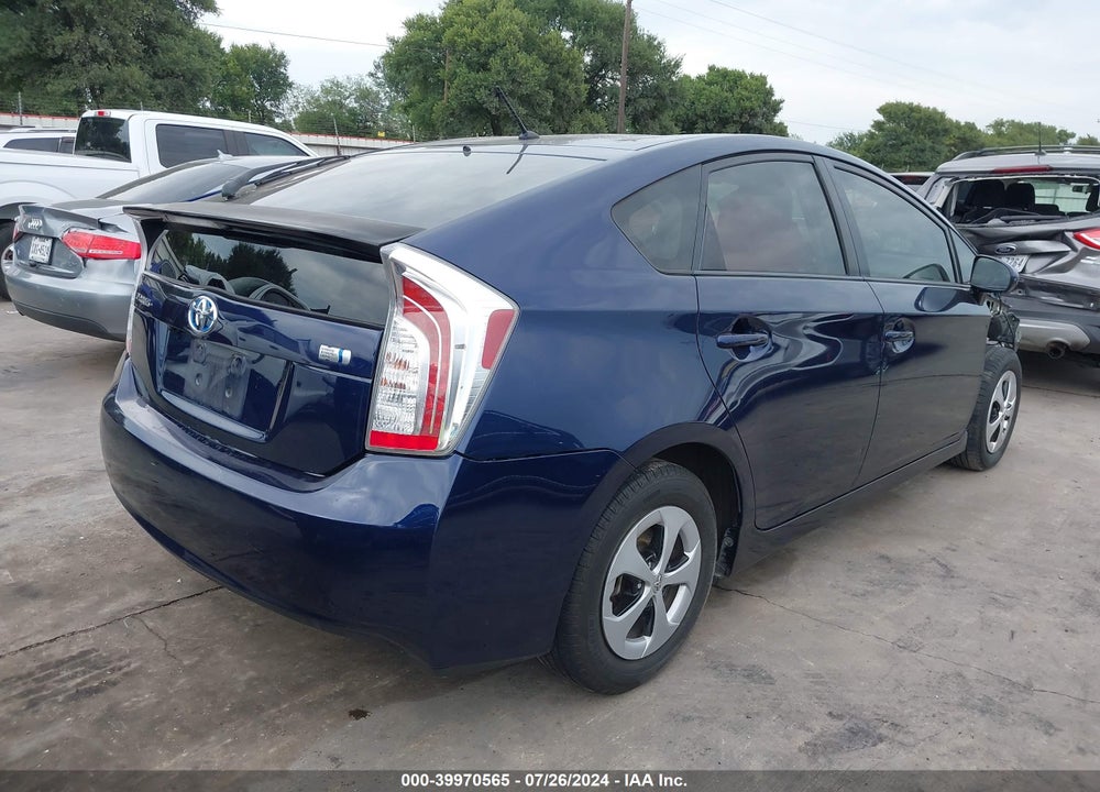 2013 TOYOTA PRIUS TWO VIN: JTDKN3DUXD1698545