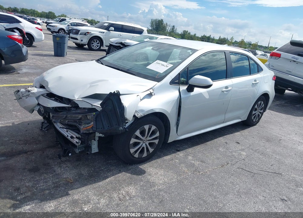 2022 TOYOTA COROLLA HYBRID LE VIN: JTDEAMDE7N3008182