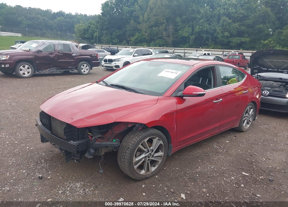 2017 HYUNDAI ELANTRA LIMITED VIN: KMHD84LF0HU284005