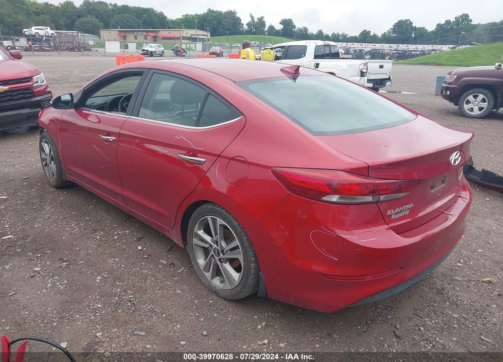 2017 HYUNDAI ELANTRA LIMITED VIN: KMHD84LF0HU284005