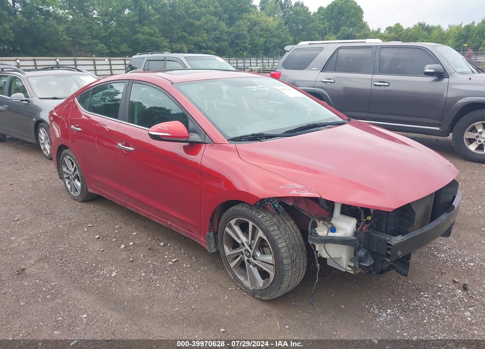 2017 HYUNDAI ELANTRA LIMITED VIN: KMHD84LF0HU284005