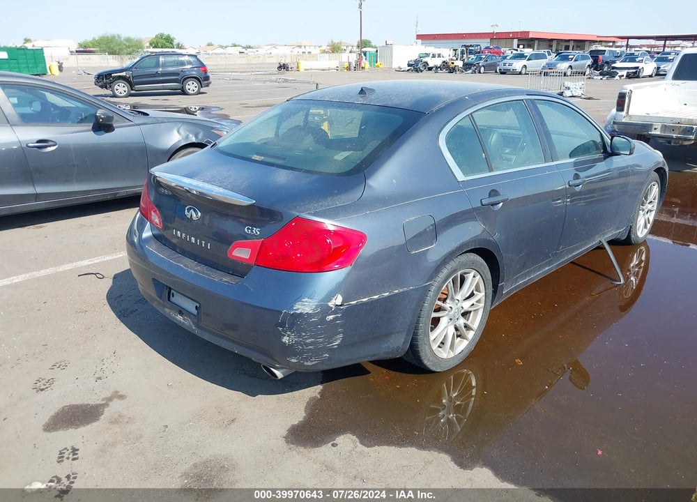 2008 INFINITI G35 JOURNEY VIN: JNKBV61E08M204002