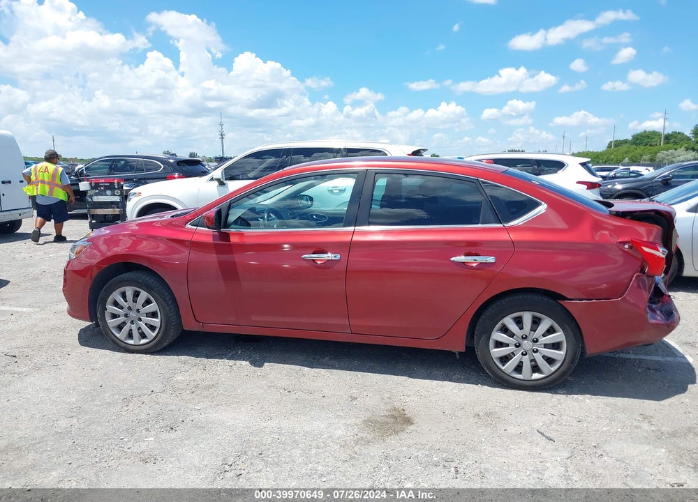 2017 NISSAN SENTRA SV VIN: 3N1AB7AP8HY266549