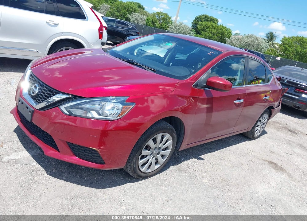 2017 NISSAN SENTRA SV VIN: 3N1AB7AP8HY266549